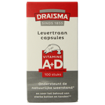 Draisma Vitamine A + D levertraan 100.00 Capsules