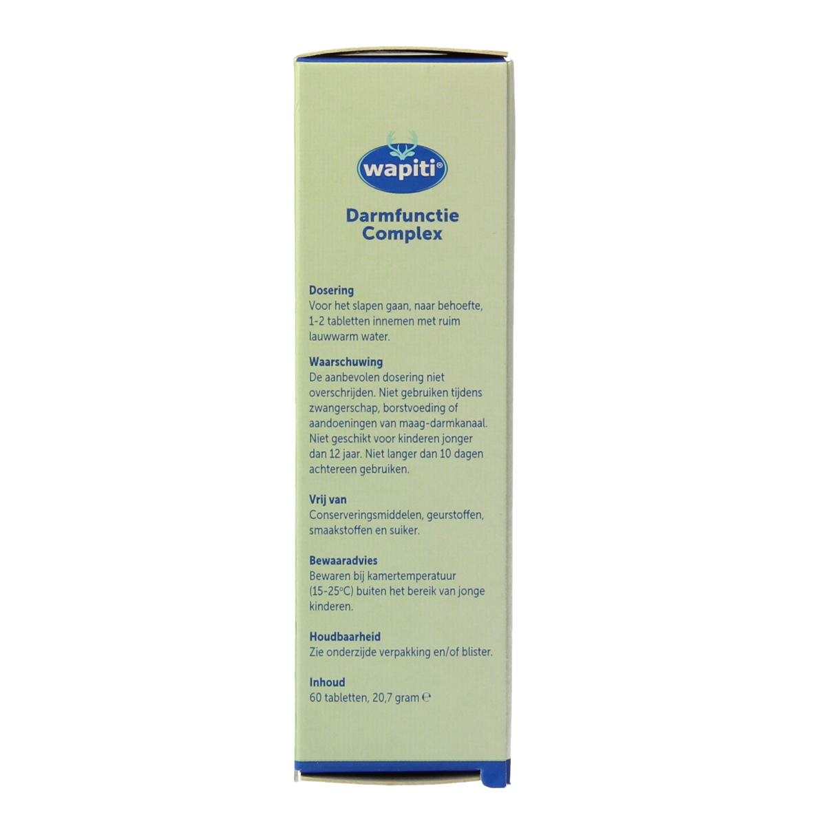 Wapiti Darmfunctie complex 60.00 Tabletten