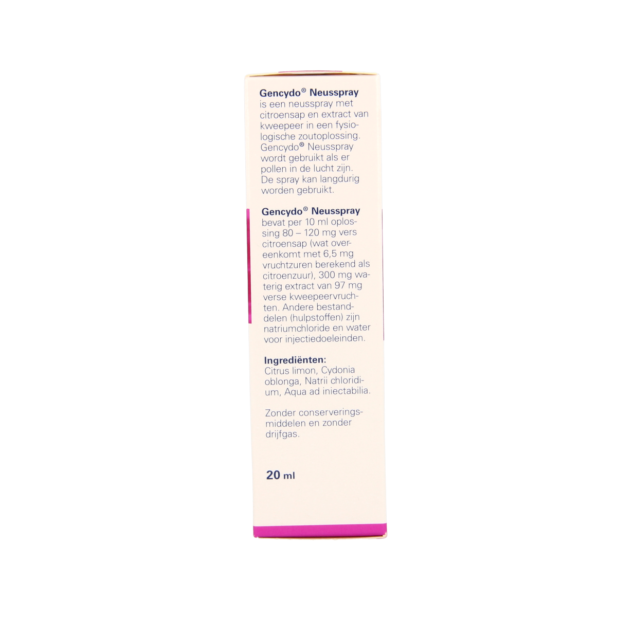 Weleda Gencydo neusspray 20.00 Milliliter