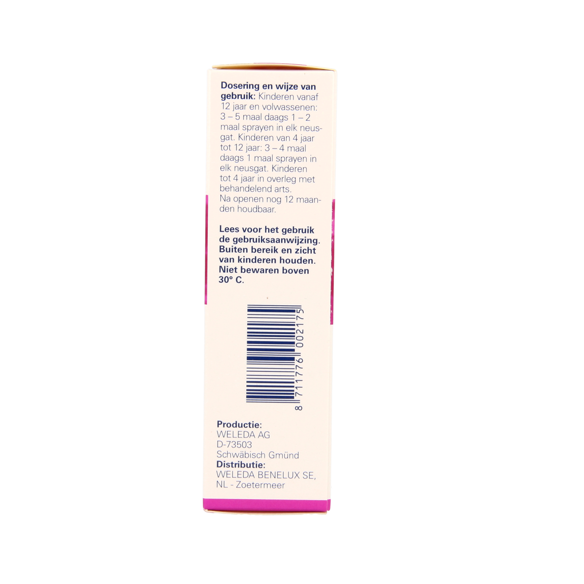 Weleda Gencydo neusspray 20.00 Milliliter