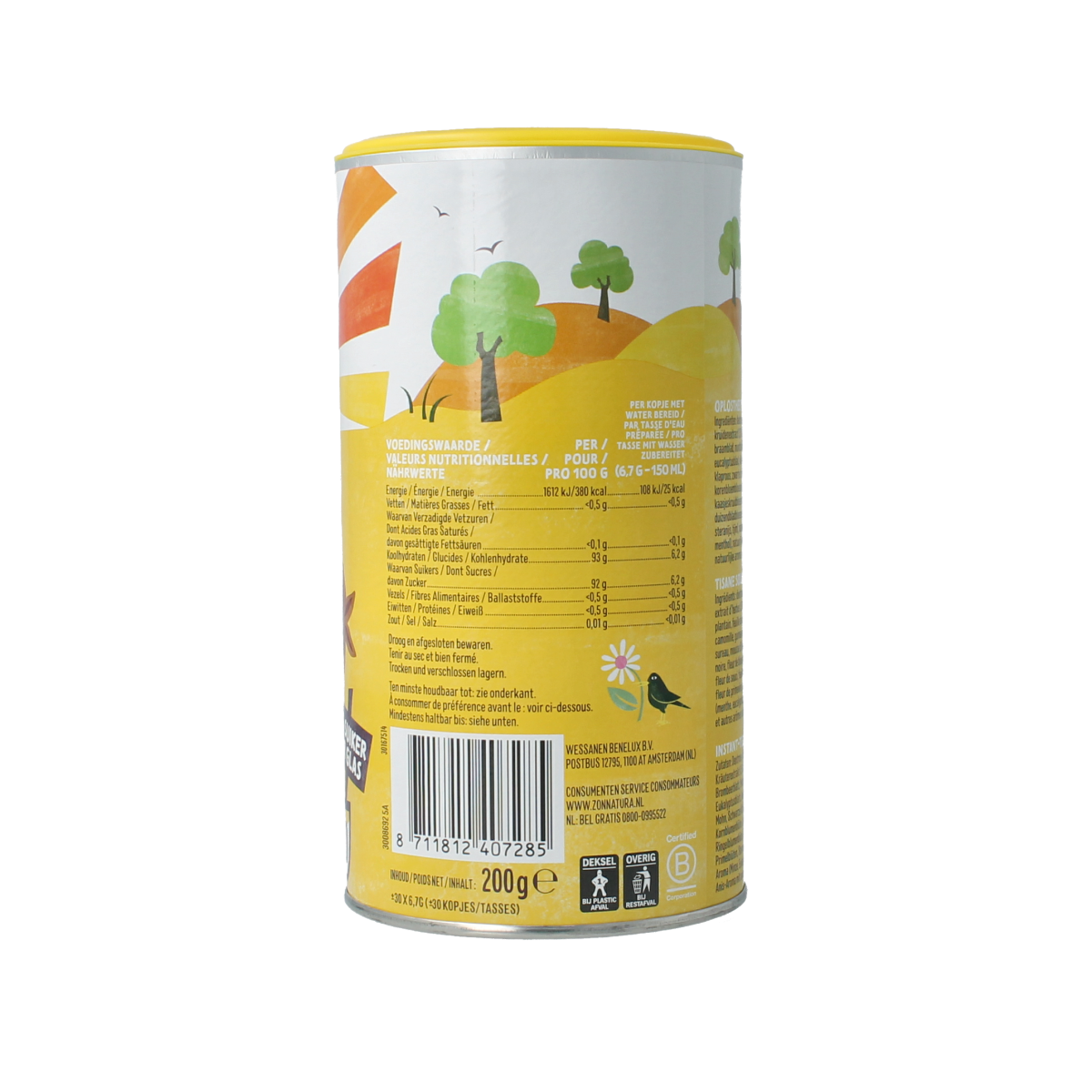 Zonnatura 20 Kruiden oplosthee 200.00 Gram