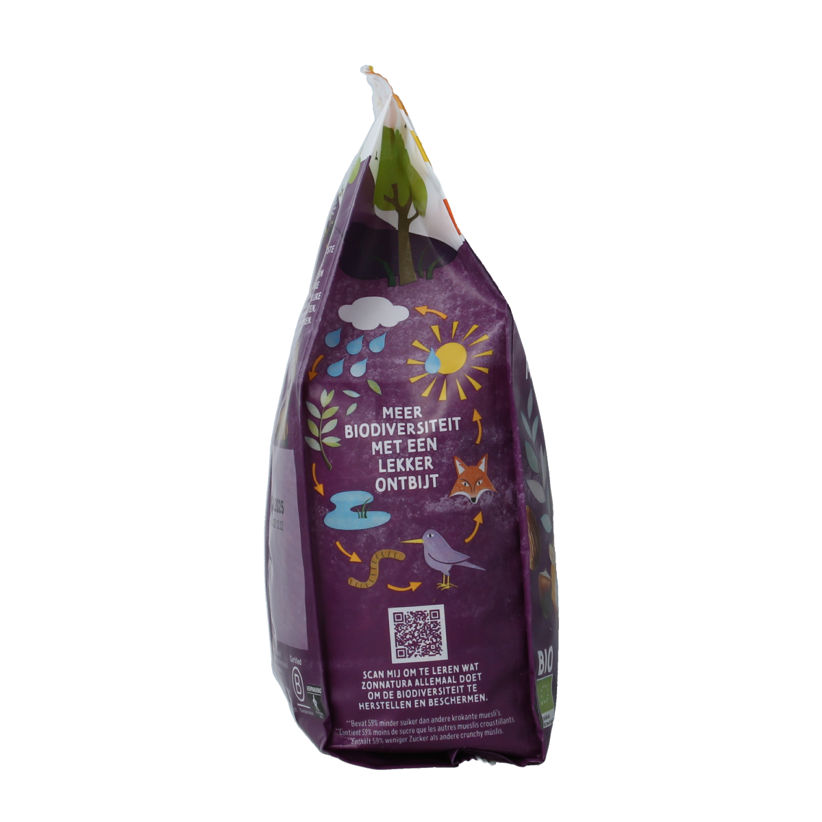 Zonnatura Krokante muesli noten en zaden bio 375.00 Gram