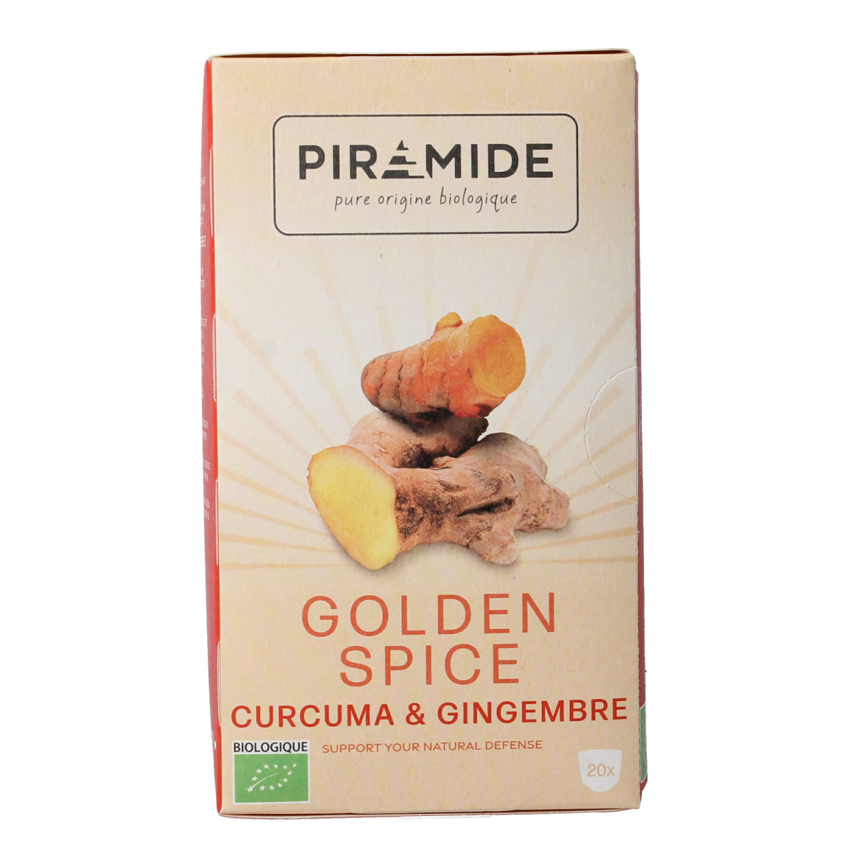 Piramide Golden spice bio 20.00 Zakjes