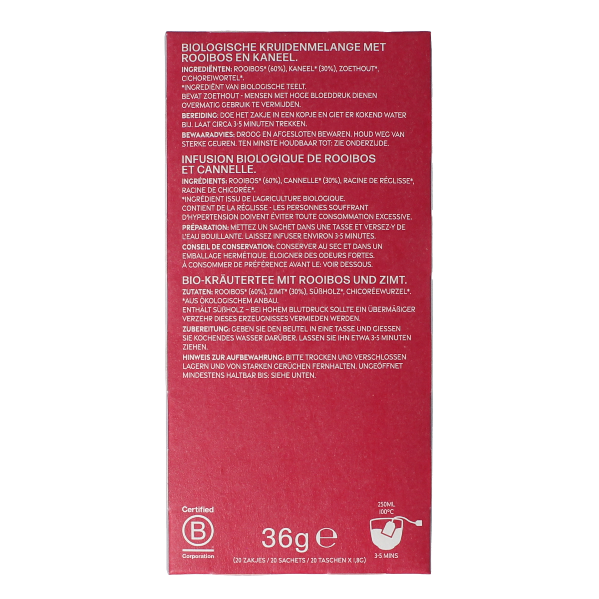 Piramide Comfort warmth bio 20.00 Zakjes