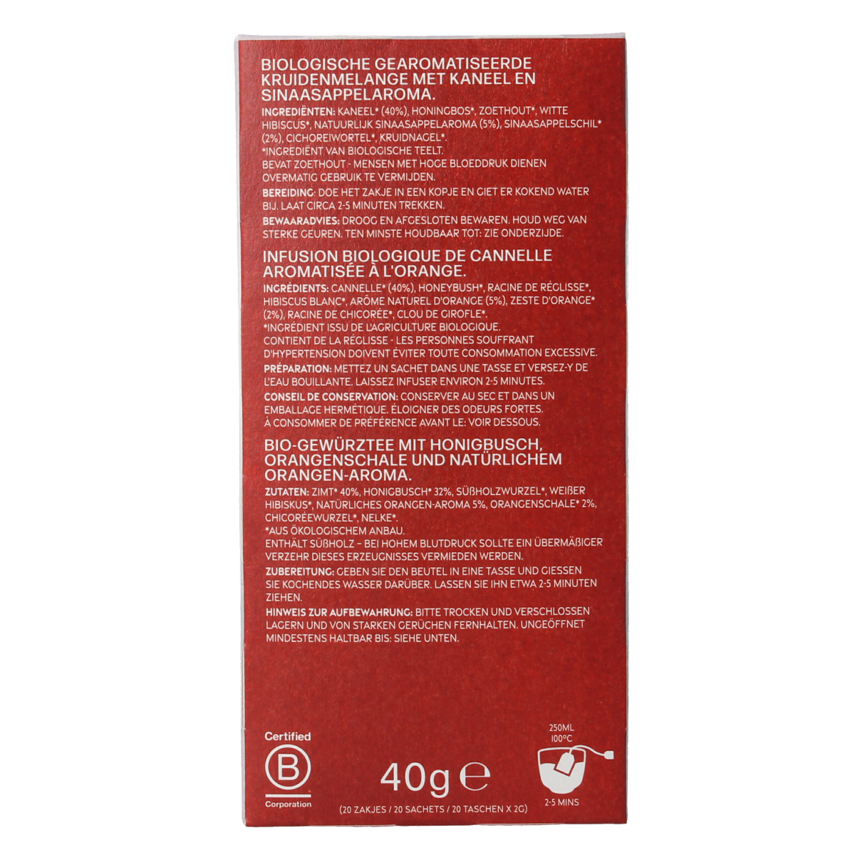 Piramide Calming spirit bio 20.00 Zakjes