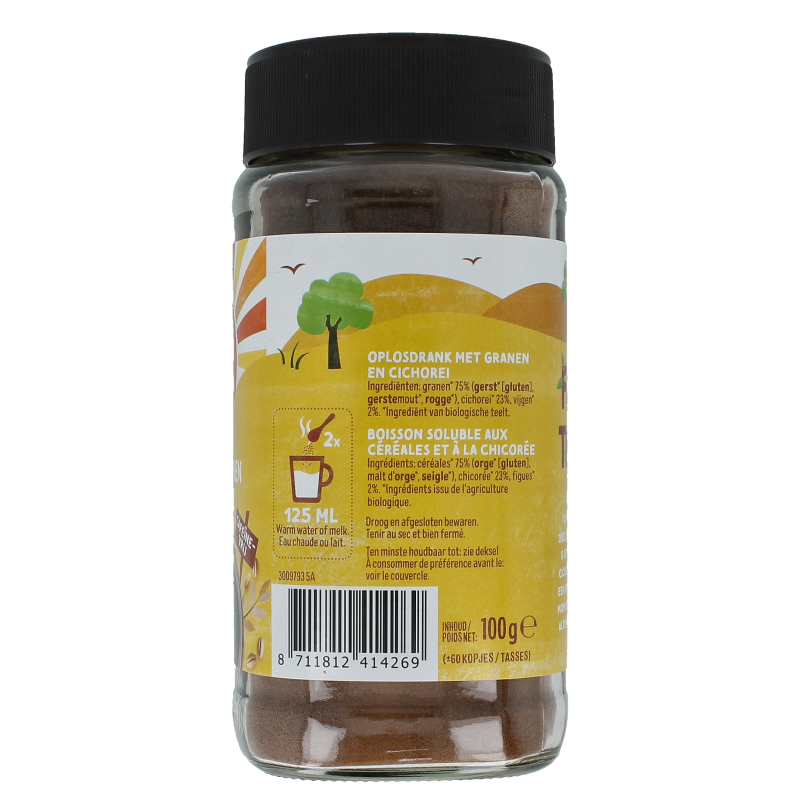 Zonnatura Meergranen koffie bio 100 Gram