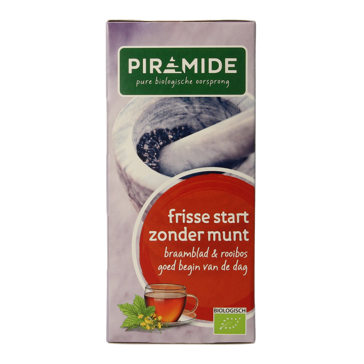 Piramide Frisse start zonder munt thee bio 20.00 Zakjes