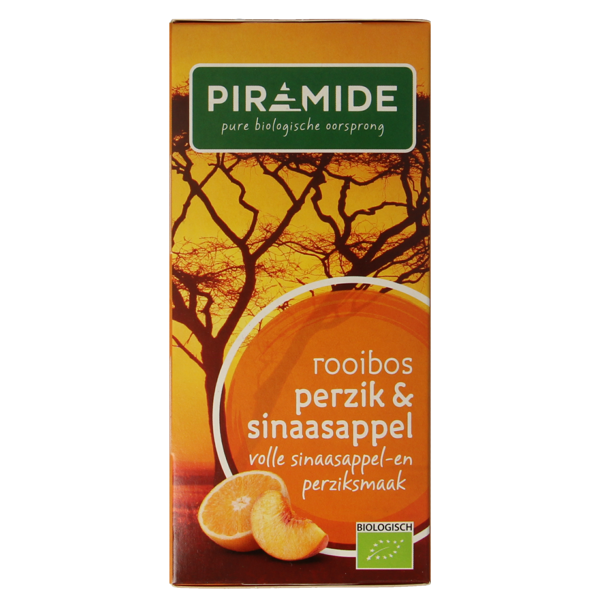 Piramide Rooibos perzik sinaasappel thee bio 20.00 Zakjes