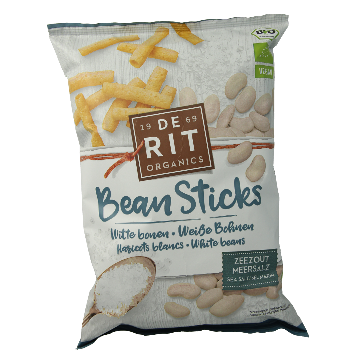 De Rit Bean sticks zeezout bio 75.00 Gram
