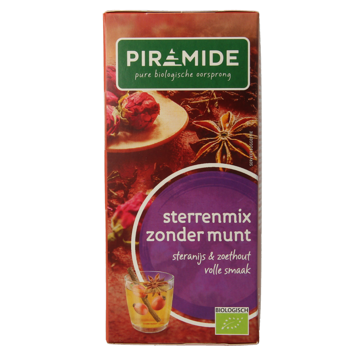 Piramide Sterrenmix zonder munt thee eko bio 20.00 Zakjes