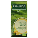 Piramide Groene thee met citroen bio 20.00 Zakjes