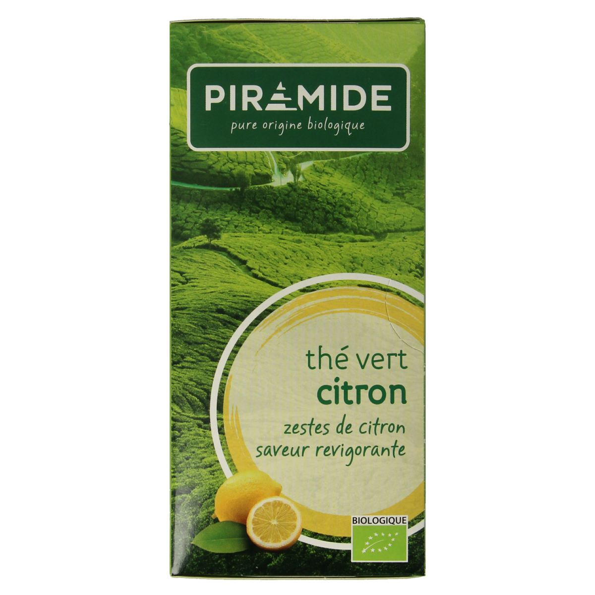 Piramide Groene thee met citroen bio 20.00 Zakjes