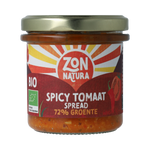 Zonnatura Groentespread spicy tomato bio 135.00 Gram