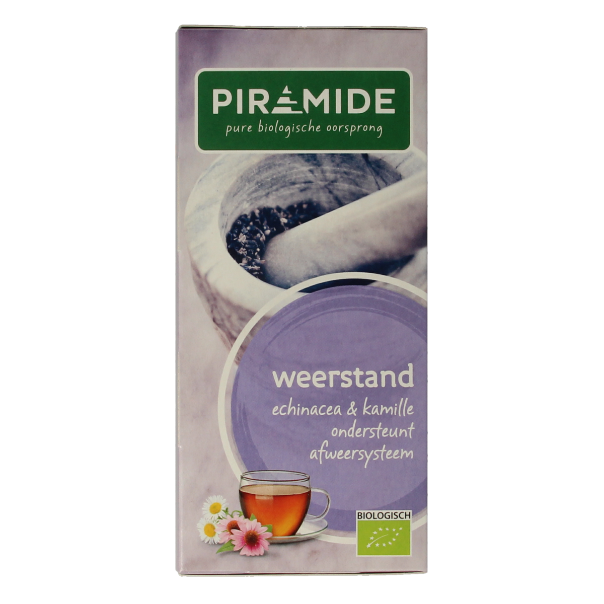 Piramide Weerstand thee eko bio 20.00 Zakjes