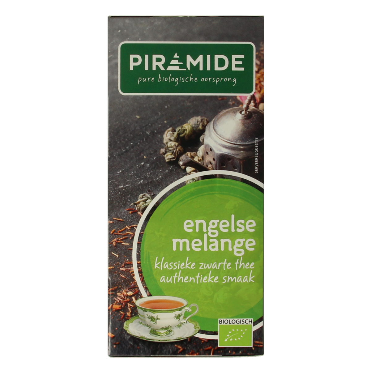 Piramide Engelse melange thee bio 20.00 Zakjes