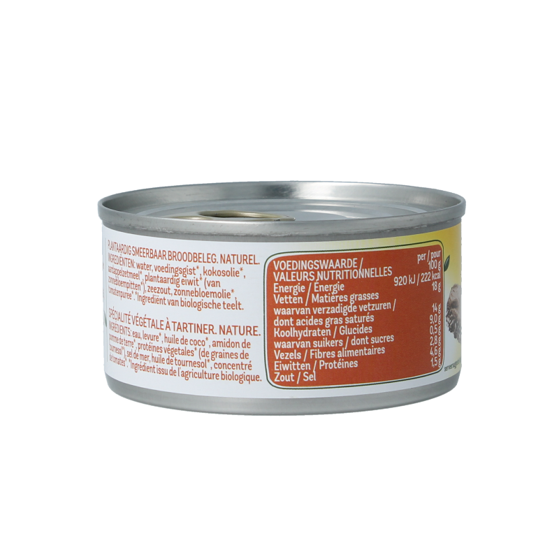 Zonnatura Vegetarische pate naturel bio 125 Gram