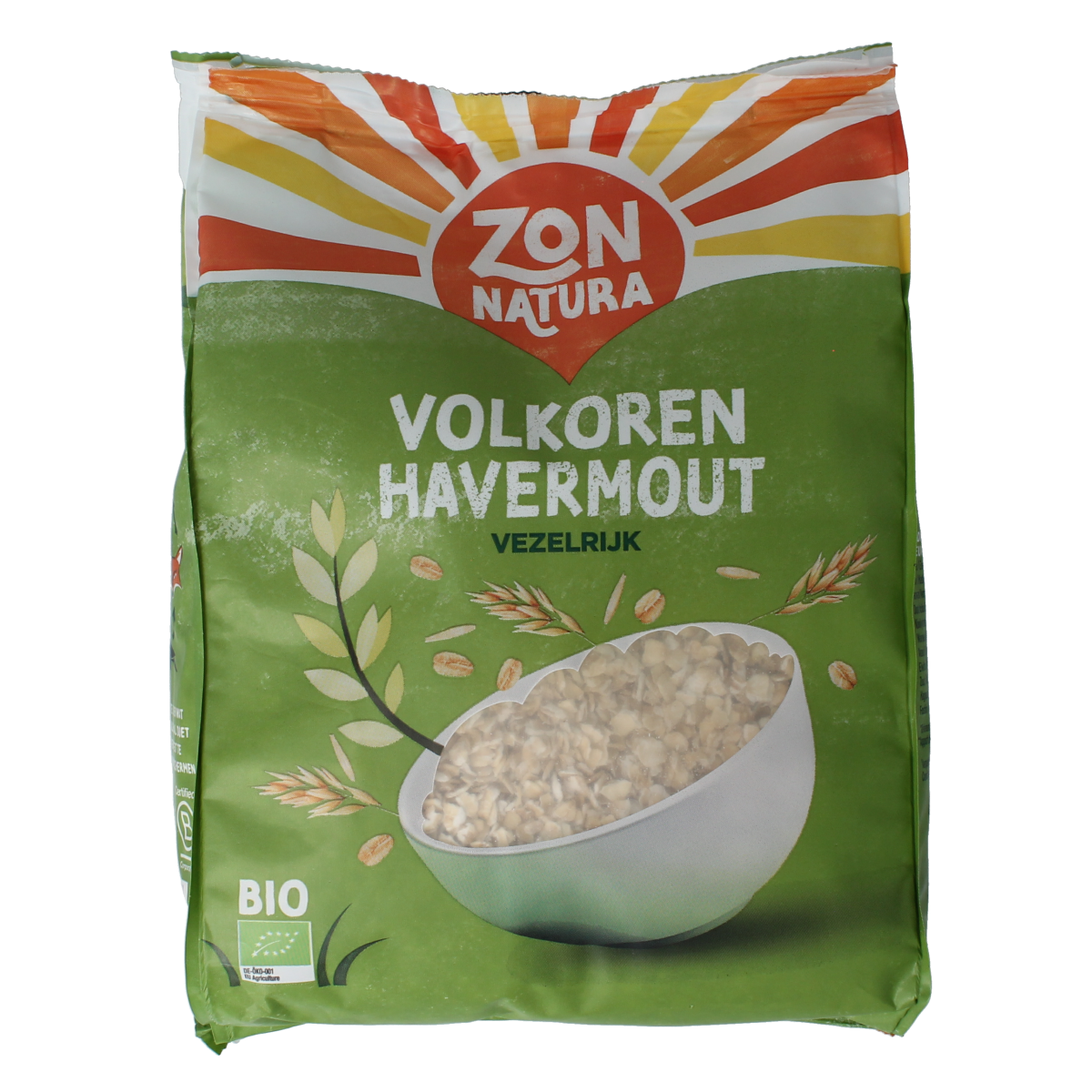 Zonnatura Havermout volkoren bio 300.00 Gram
