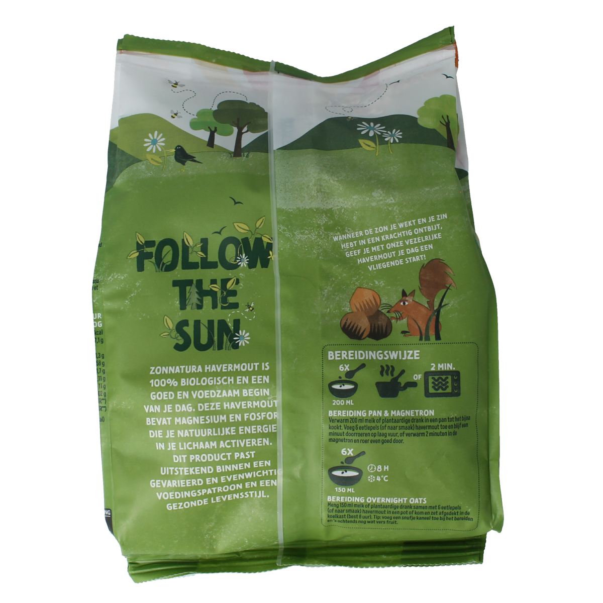 Zonnatura Havermout volkoren bio 300.00 Gram