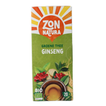 Zonnatura Green tea ginseng bio 20.00 Zakjes