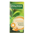 Piramide Oppeppend groene thee gember & curcuma bio 20 Zakjes