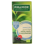 Piramide Immuun groene thee acerola matcha & zwarte bes bio 20.00 Zakjes
