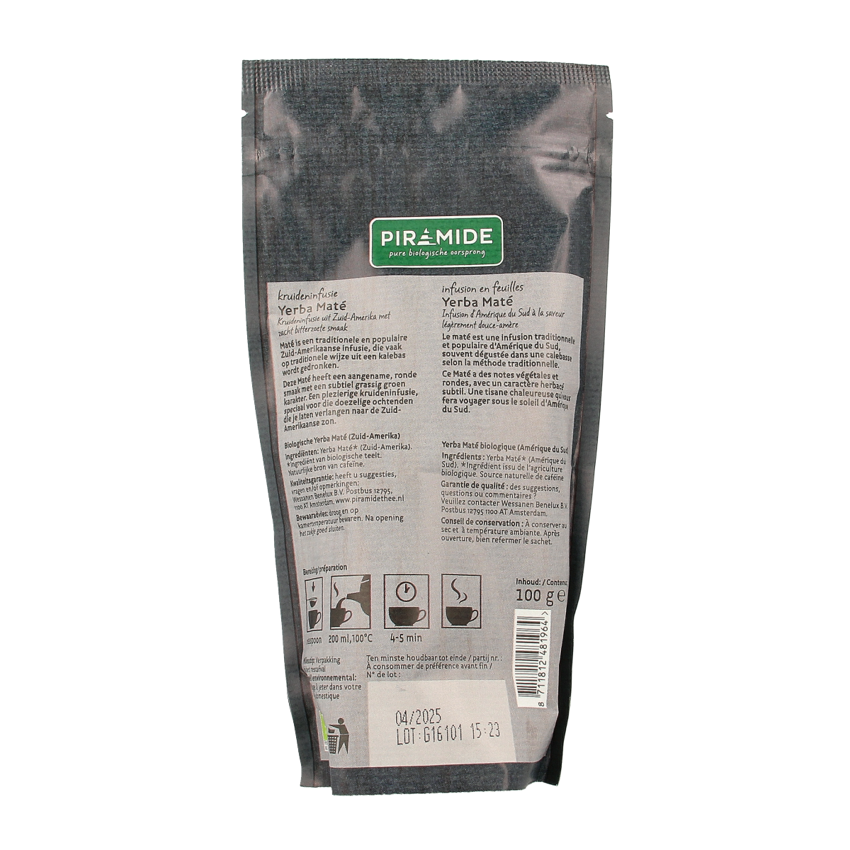 Piramide Yerba mate bio 100.00 Gram