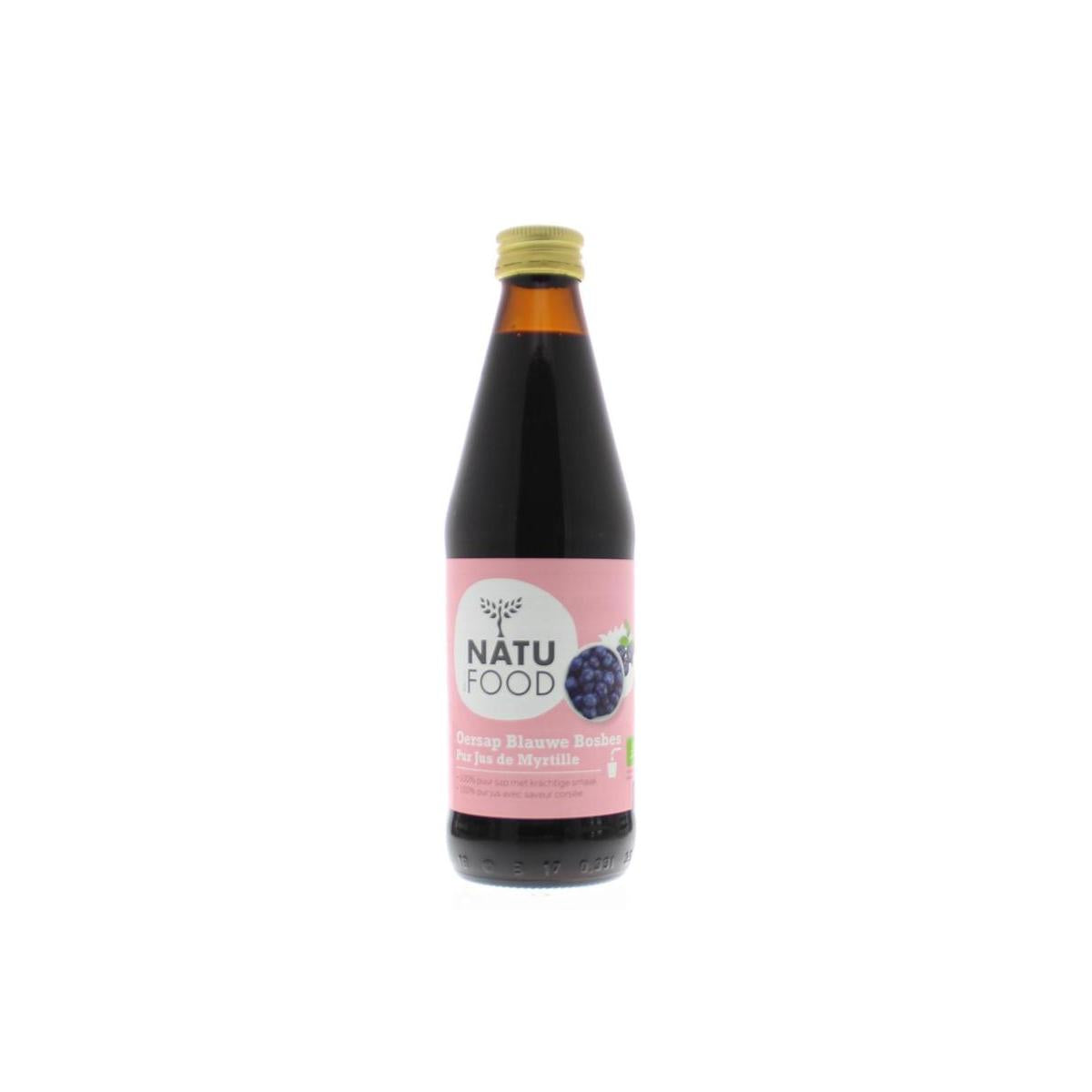 Natufood Bosbessen oersap bio 330.00 Milliliter
