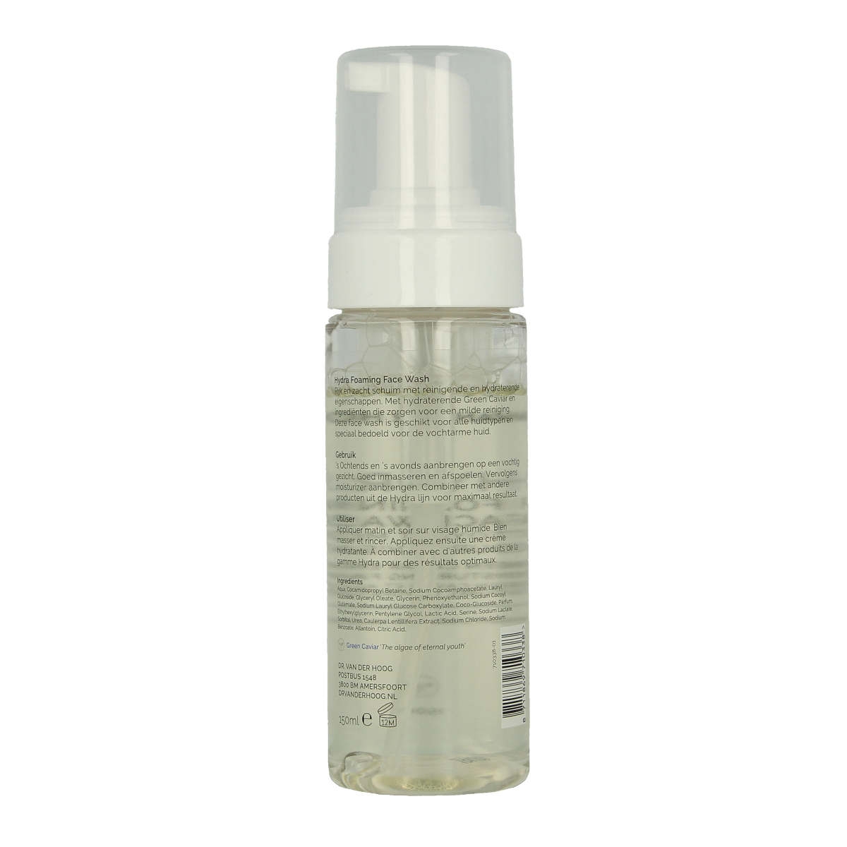 Dr. van der Hoog Hydraterende foaming facewash  150.00 Milliliter