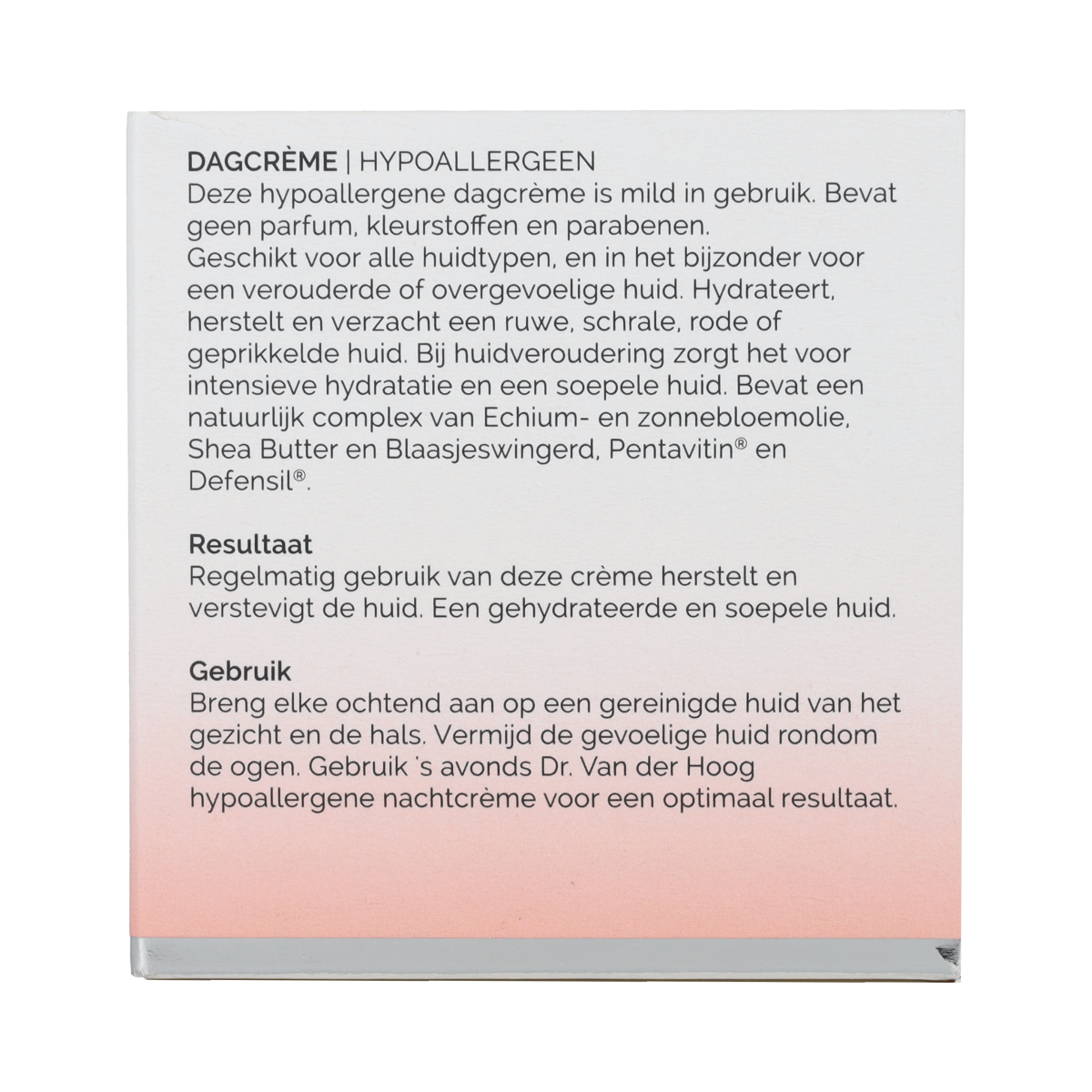 Dr. van der Hoog Dagcreme hypoallergeen 50.00 Milliliter