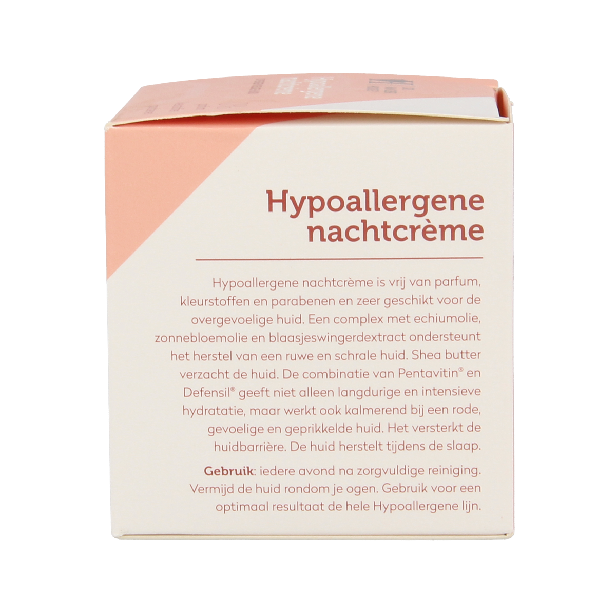 Dr. van der Hoog Nachtcreme hypo allergeen 50.00 Milliliter