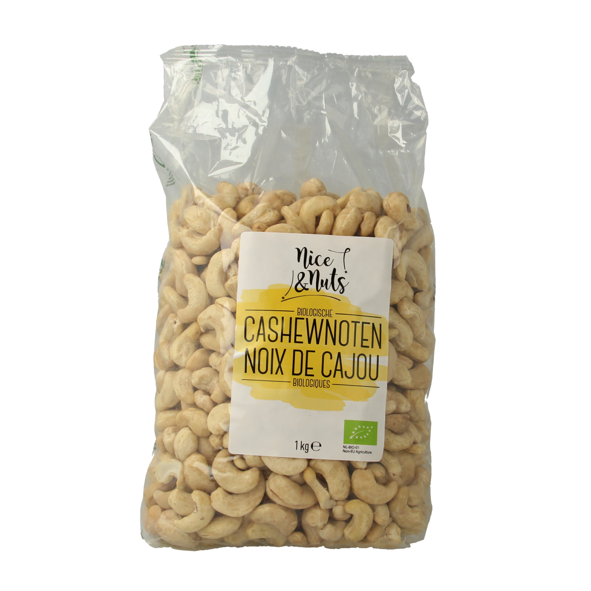 Nice & Nuts Cashewnoten bio 1.00 Kilogram