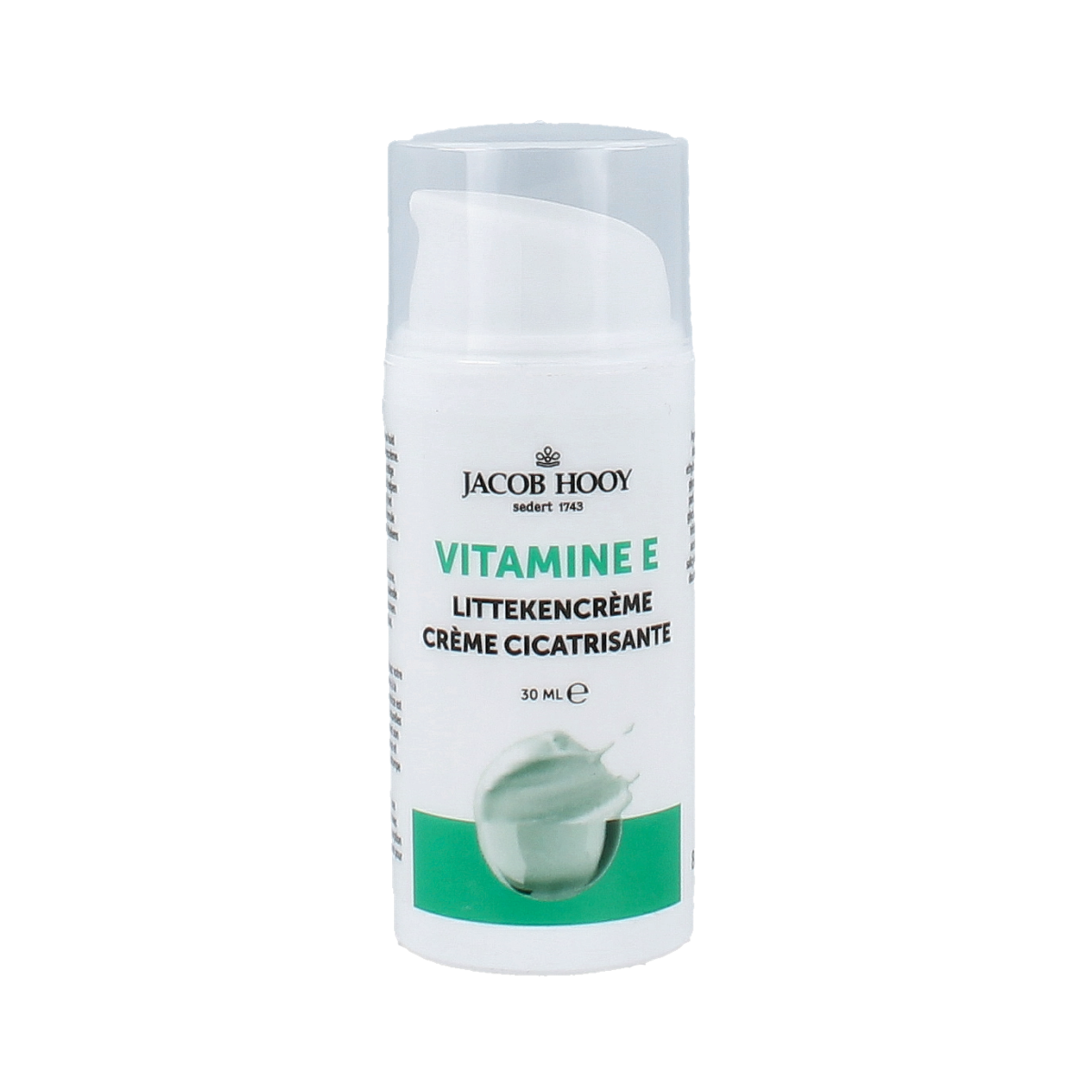 Jacob Hooy Vitamine E littekencreme 30.00 Milliliter