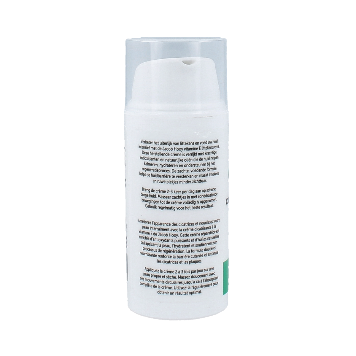 Jacob Hooy Vitamine E littekencreme 30.00 Milliliter