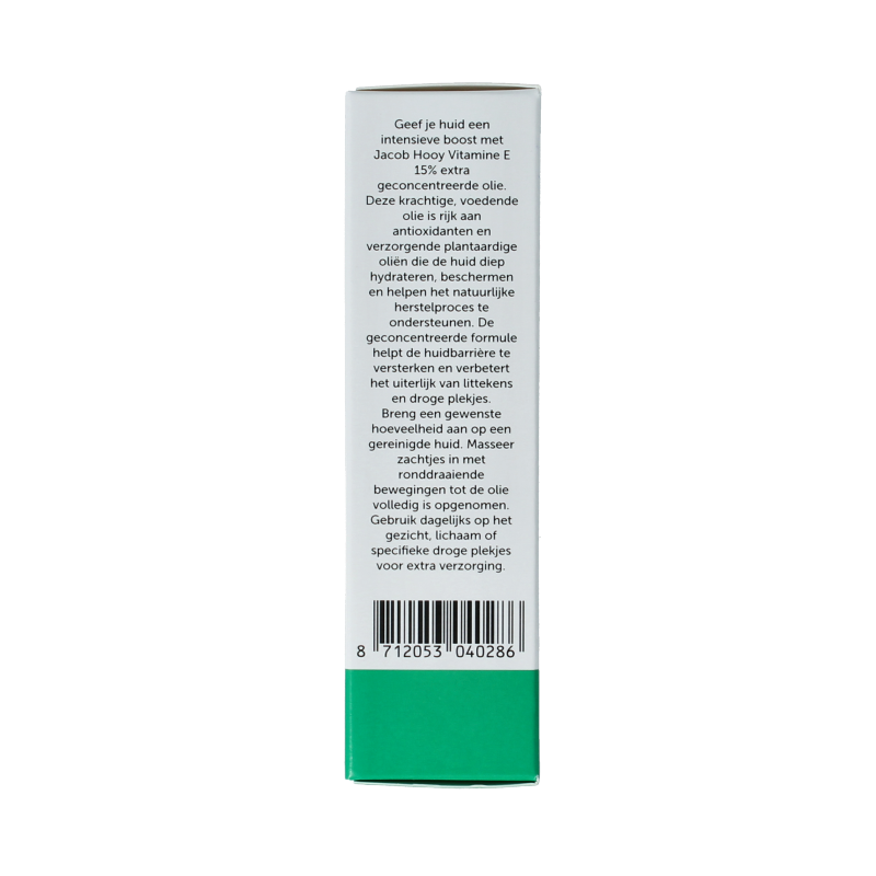 Jacob Hooy Vitamine E olie 15% concentraat 15 Milliliter