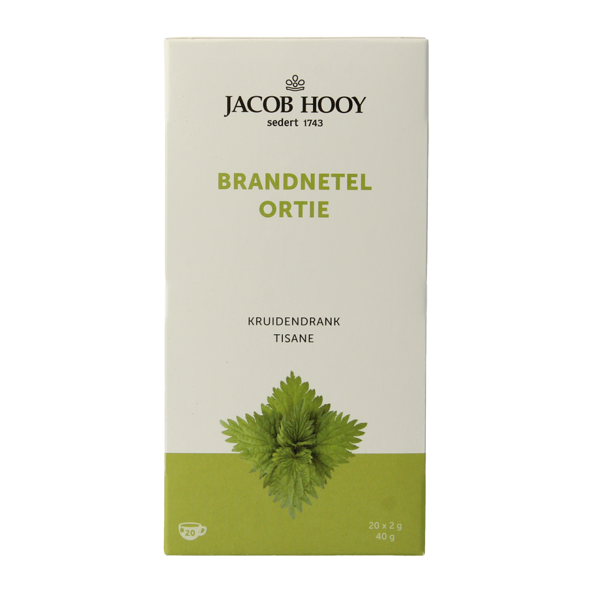 Jacob Hooy Brandnetel theezakjes 20.00 Zakjes
