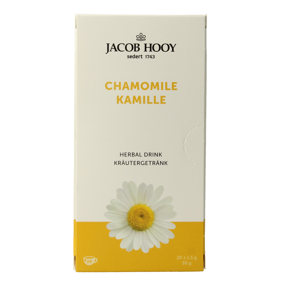 Jacob Hooy Kamillethee 20.00 Zakjes