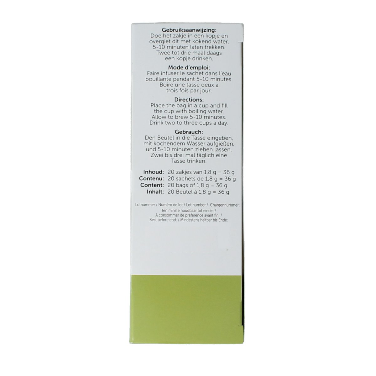 Jacob Hooy Yerba mate thee 20.00 Zakjes
