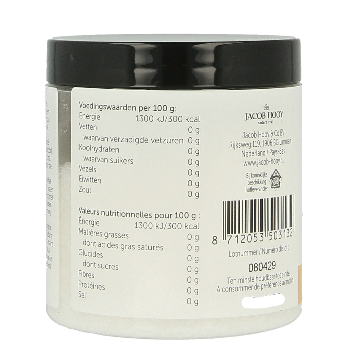 Jacob Hooy Citroenzuur pot 200.00 Gram