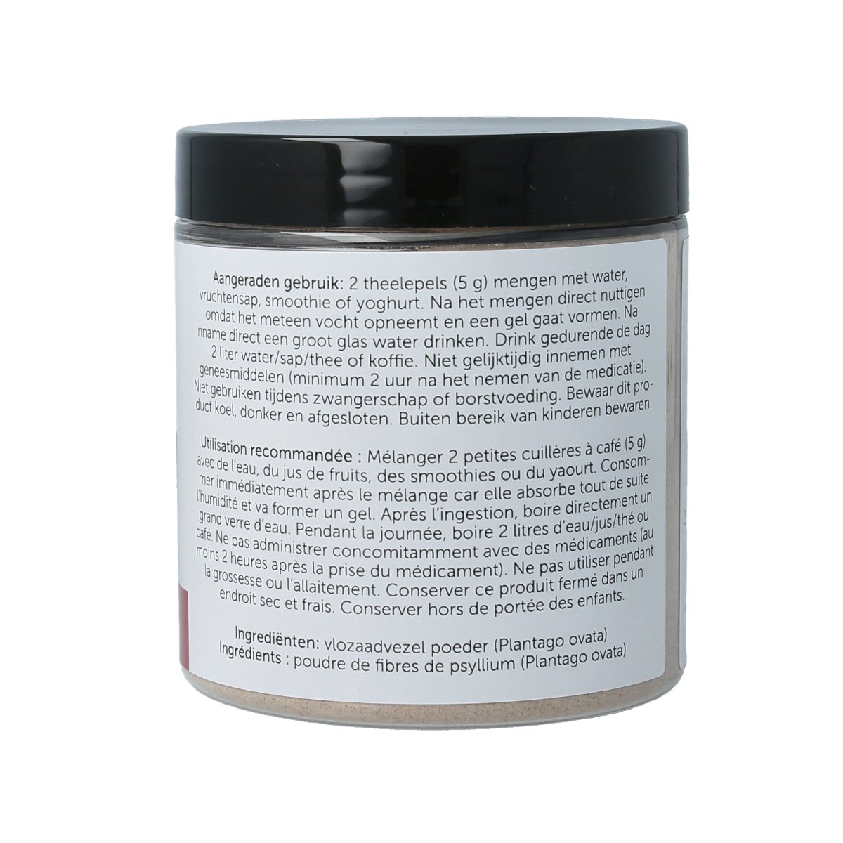 Jacob Hooy Pure Powder vlozaadvezels 140.00 Gram