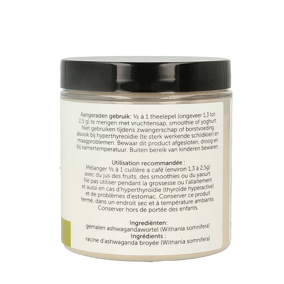 Jacob Hooy Pure powder ashwaganda 90.00 Gram
