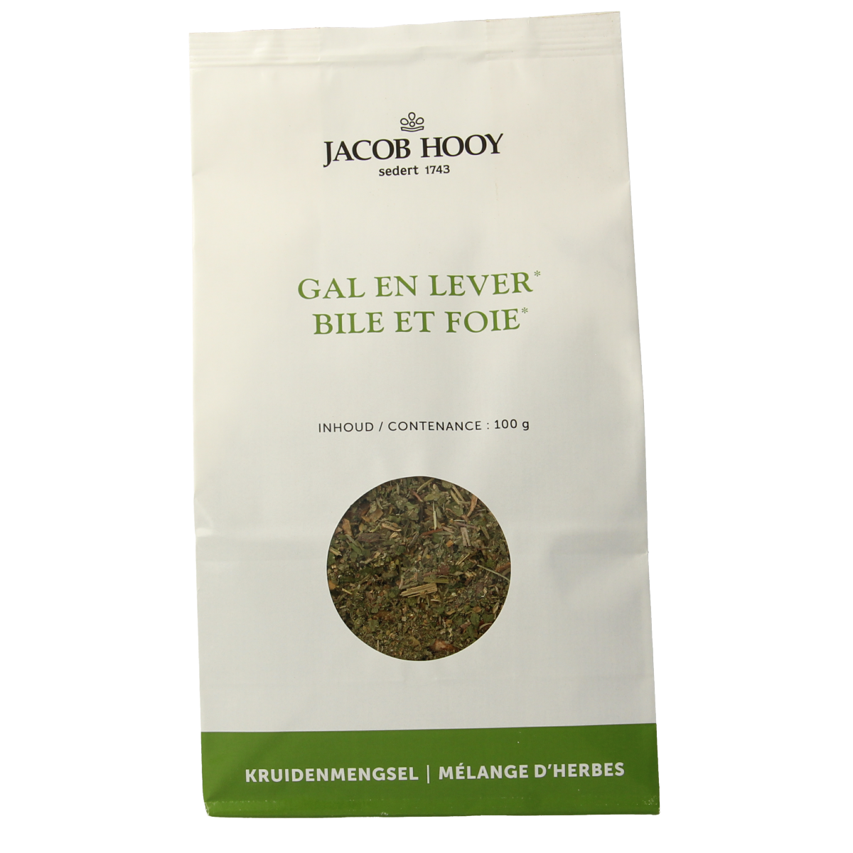 Jacob Hooy Gal en leverkruiden 100.00 Gram