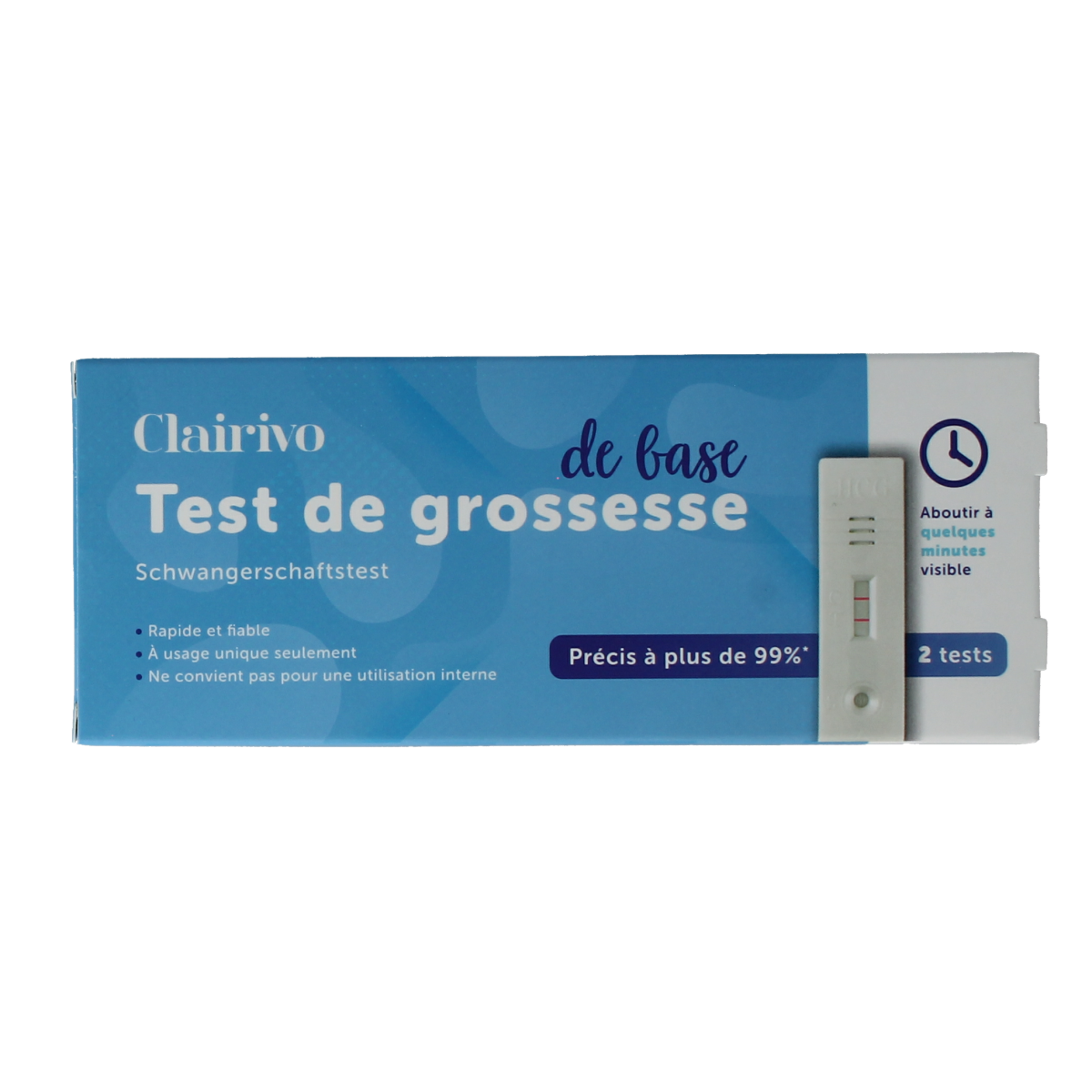 Clairivo Zwangerschapstest cassette 2.00 Stuks