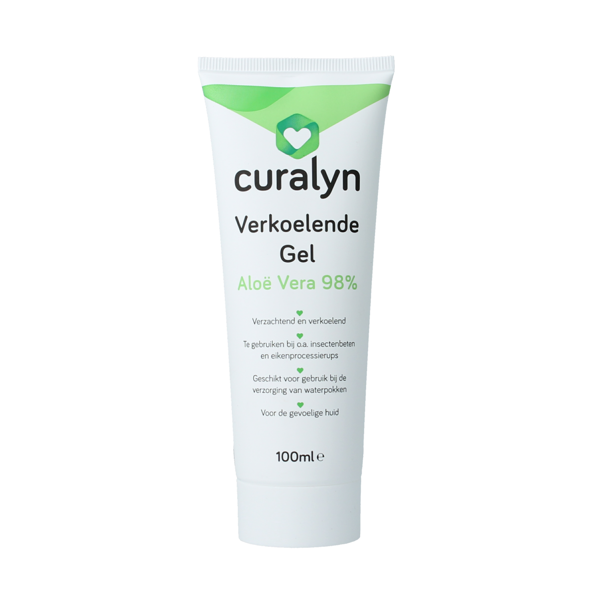 Curalyn Verkoelende gel aloe vera 100.00 Milliliter