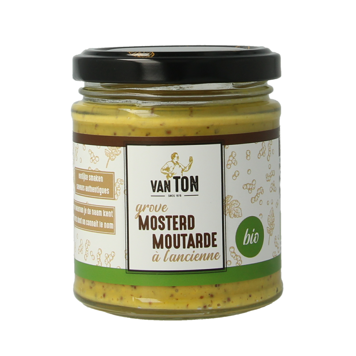 Van Ton Mosterd grof bio 170.00 Gram