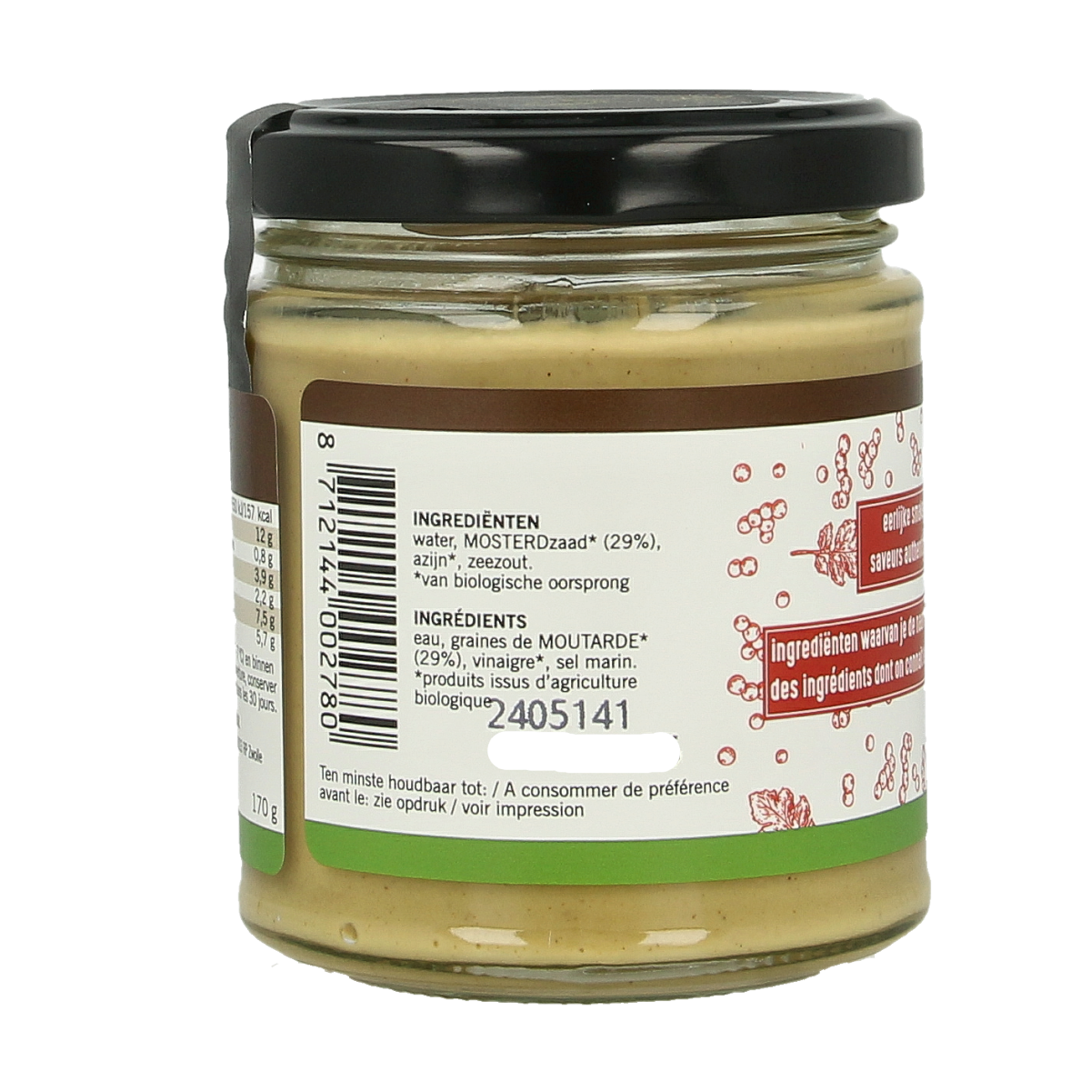 Van Ton Mosterd Dijon bio 170.00 Gram