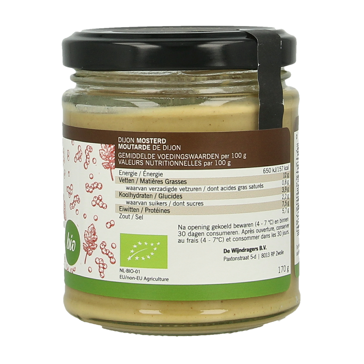 Van Ton Mosterd Dijon bio 170.00 Gram