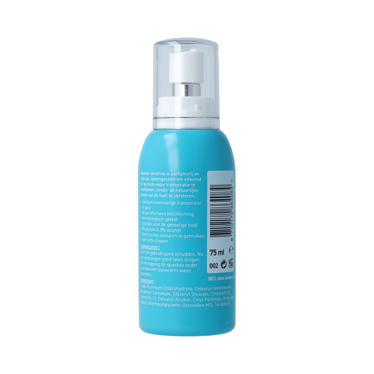 Deoleen Deodorant spray sensitive 75.00 Milliliter