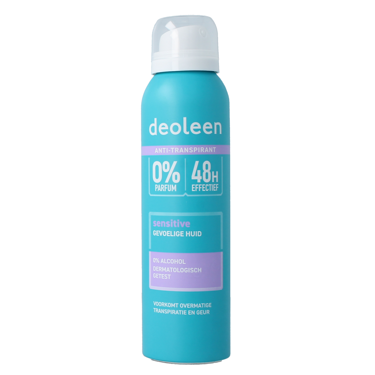 Deoleen Deodorant spray satin sensitive zonder alcohol 150.00 Milliliter