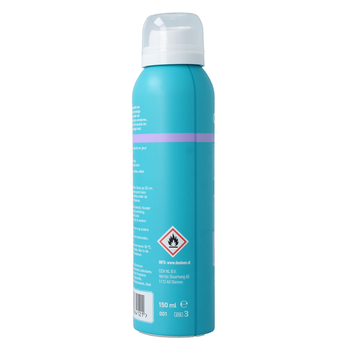 Deoleen Deodorant spray satin sensitive zonder alcohol 150.00 Milliliter