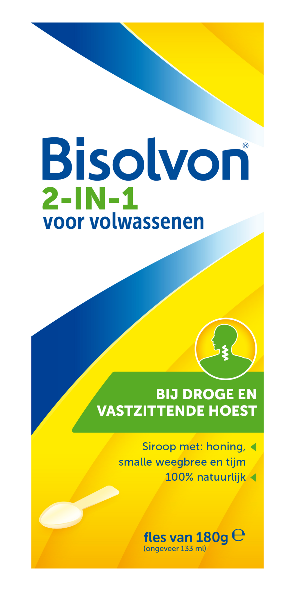 Bisolvon Drank 2-in-1 volwassenen 133.00 Milliliter